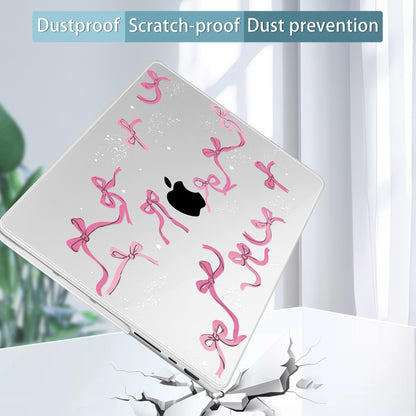 Tuiklol for MacBook Pro 14 Inch Case 2026 2025 2024 2023 2022 2021 Release M5/M4/M3/M2/M1 A2442 Pro/Max,Hard Shell Case with Screen Protector for Touch ID, Bow
