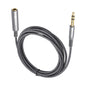 Devinal 6.35mm 1/4" inch TRS Plug Male to 1/4 Female Headphone Guitar Extension Cable Cord, Gold Plated Audio Cable Stereo Extender, 20 feet (6 M)