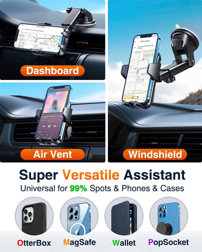 VANMASS【85+LBS Strongest Suction & Military-Grade Ultimate Car Phone Mount
