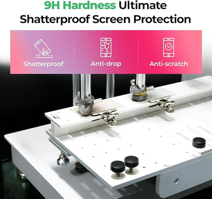 SIELO 2 Pack Matte Screen Protector, 9H Hardness Shatterproof & paper-feel PET Film, Anti-Glare & Anti-Fingerprint Case Friendly Screen Protector Film.