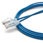 TRUECABLE Cat6 Component Rated Patch Cable, Unshielded (U/UTP), 10ft, Blue, 28AWG Solid Copper, Snagless 10G High-Speed Ethernet Cable, PoE++ 4PPoE 100W, UL Listed, RoHS-3, 1 Pack