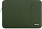 MOSISO Laptop Case 13.3 inch, 13-13.3 inch Laptop Sleeve Compatible with MacBook Air/Pro 13 / Pro 14, HP Dell ASUS Lenovo Notebook, Polyester Vertical Computer Sleeve Bag with Pocket, Army Green