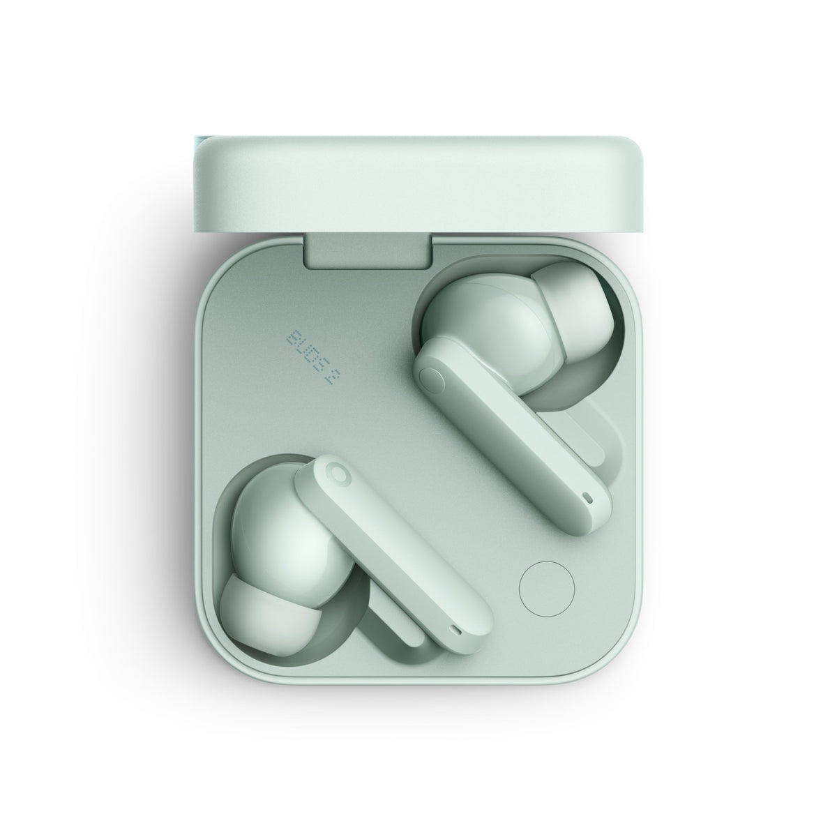 CMF By Nothing Buds 2 48dB Hybrid ANC True Wireless Earbuds, Strong and Comfort Noise Cancelling, Ultra Bass and Dirac Sound, in-Ear Detection, 55H Playtime, 6ENC Mics, Bluetooth 5.4Light Green