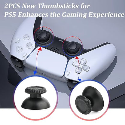 for PS5 Joysticks Replacement for Sony PlayStation 5 PS5 Controller Joystick Replacement for PS5 Analog Stick Replacement Module Potentiometer for PS5 Joystick Thumb Stick Replacement Part (2Pack)