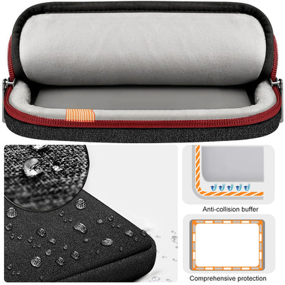 Hseok Laptop Case 15 15.6 16 inch Sleeve with Handle and Hidden Straps,Compatible with MacBook Neo 16",MacBook Pro Air 16" 15", 360°Protective PC Briefcase with 4 Pockets for Accessories,Red