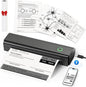Portable Thermal Printer For Travel - N80 Inkless Bluetooth Printers, Wireless Impresora Portátil with 8.5"x11" US Letter Thermal Paper, Compatible with Phone, iOS, Android, Laptop For Home Office Car