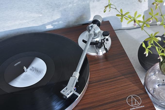 Audio Technica AT-LPW50BT-RW Bluetooth Turntable Manual Belt-Drive 33/45 (Rosewood)