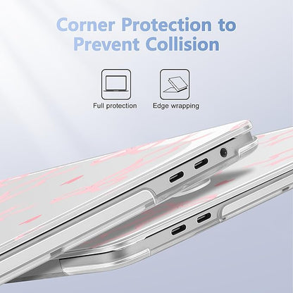 Lepeoac for MacBook Pro 16 inch Case 2019 2020 Release Model A2141, Plastic Hard Shell Cover with Keyboard Cover & Screen Protector for MacBook Pro 16 inch with Touch Bar & Touch ID, Bow