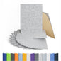 12 Pack Hexagon Acoustic Panels Self Adhesive Sound Proof Foam(Silver Gray)