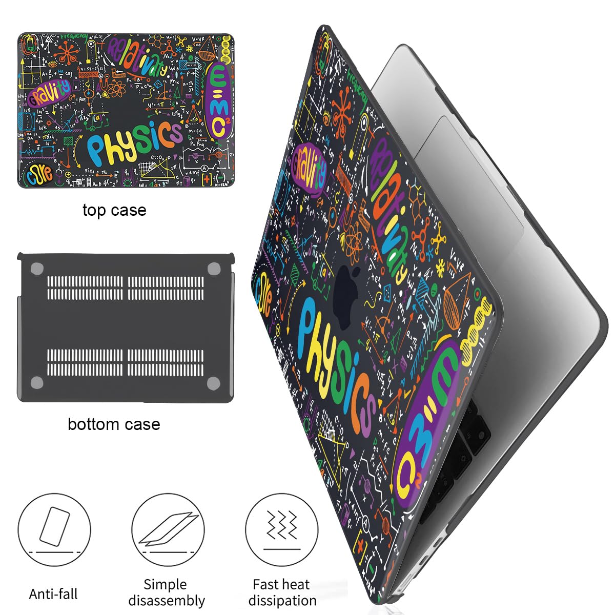 LCMOCICO for MacBook Air 13Inch Case 2026-2022 M5 A3449,Physical Chemistry1