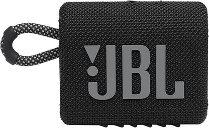 JBL Go 3 Portable Bluetooth Speaker - Waterproof and Dustproof, Available in Blue and Black