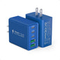 [2‑Pack] 60W 5‑Port Multiport USB‑C Wall Charger, PD3.0 Fast Charging Block