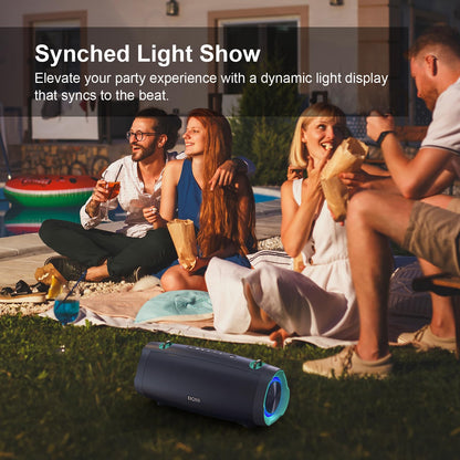 DOSS Extreme Boom Pro D100 Wireless Bluetooth Speaker, IPX6 Waterproof