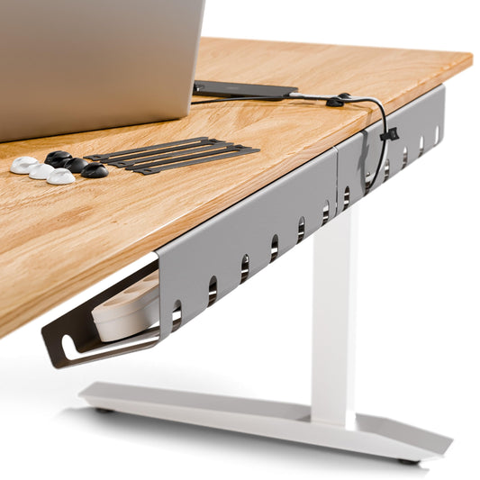 PAMO Cable Management Under Desk, Set of 3 - Black