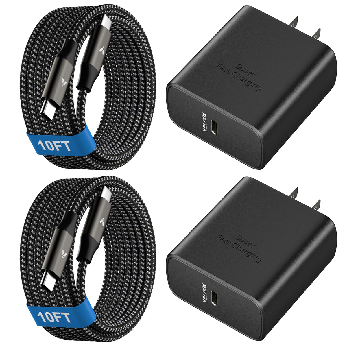 45W Super Fast Charger USB C, Type-C Android Phone Charger Fast Charging