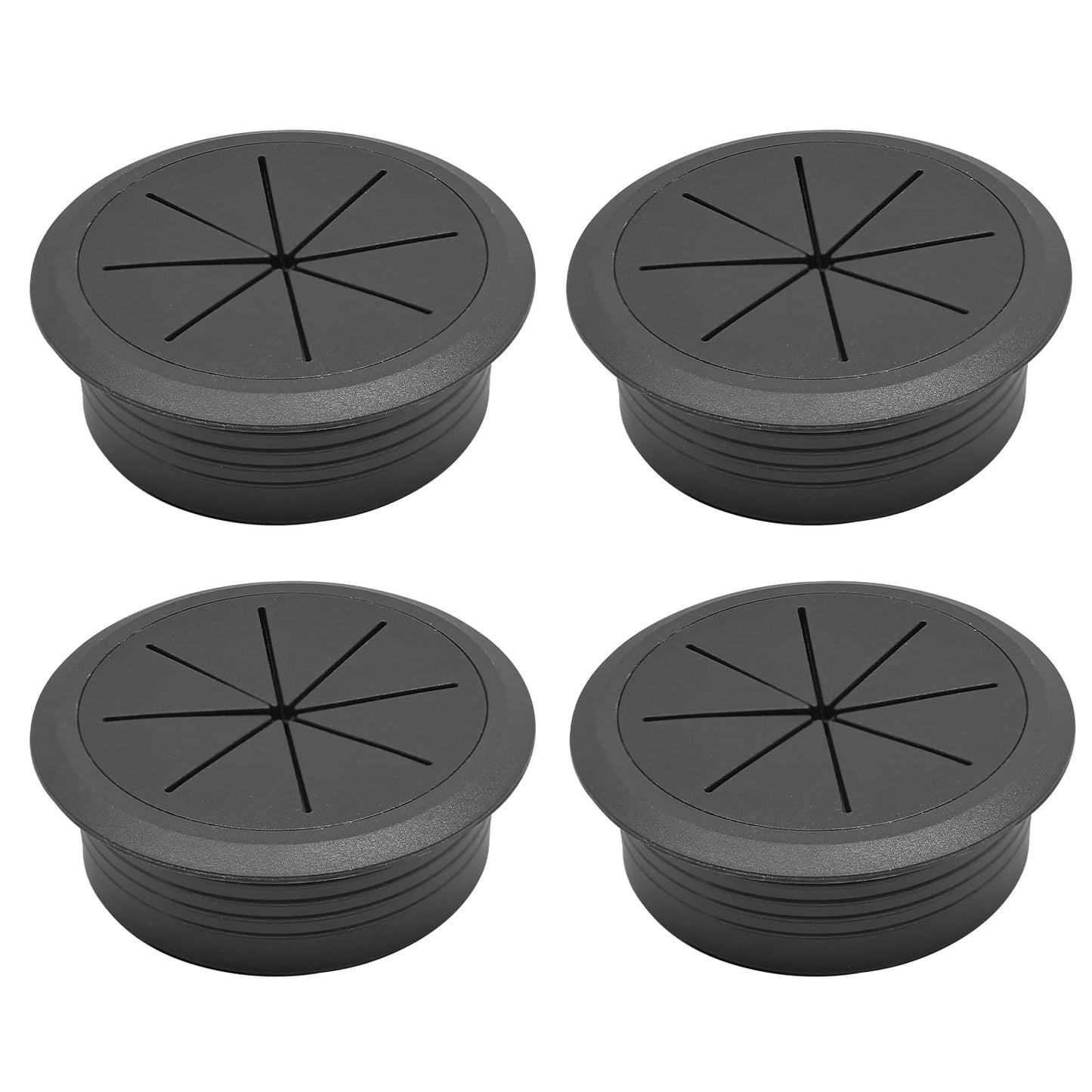 BOPOREAE 4 Pcs Desk Grommet 2-1/16" (53mm), Desk Hole Cover for Cables