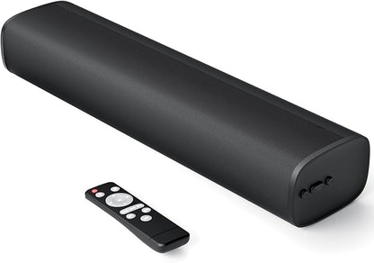 MZEIBO TV Sound Bar, Sound Bars for Smart TV Bluetooth 5.0 Soundbar 50W 17Inch Soundbars with ARC/Optical/AUX Connection Surround for Home Theater Audio TV/PC/Gaming/Projectors