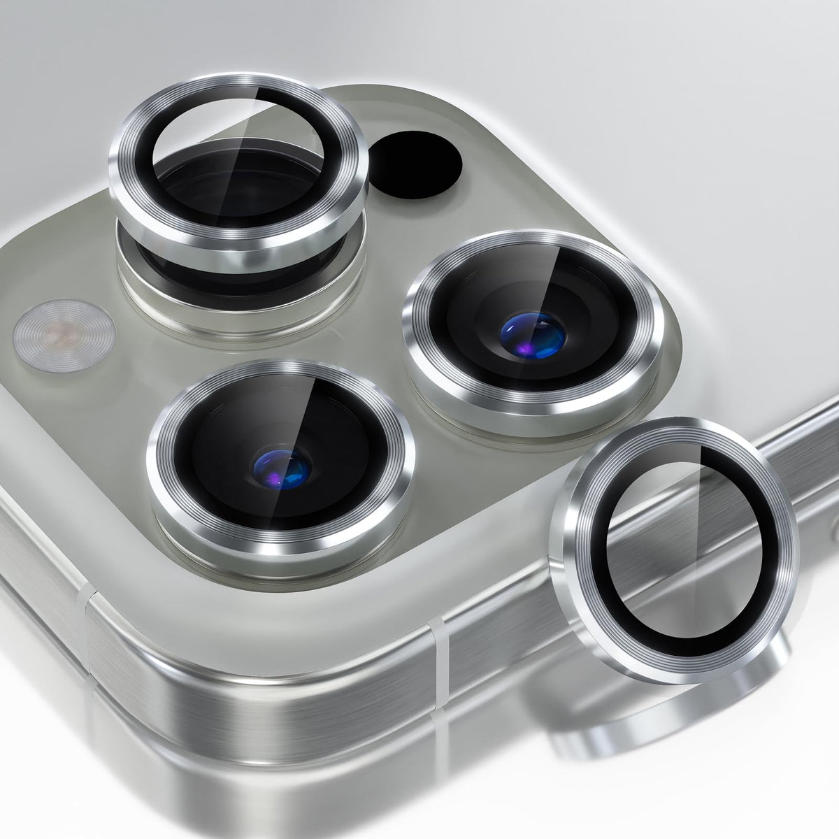 Choiche for iPhone 15 Pro/iPhone 15 Pro Max Camera Lens Protector