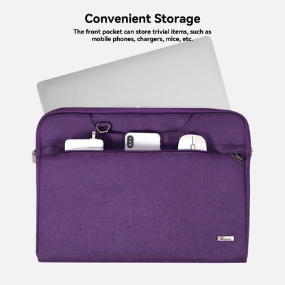 Voova 15.6-15 Inch Laptop Sleeve with Handle, MacBook Sleeve, Purple
