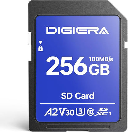 256GB CS100 SDXC UHS-I Memory Card - up to 100MB/s, C10, U3, V30, 4K UHD, SD Card for Computers, Digital Cameras, Home Theatre Devices, Car Navigation Systems (1 Pack)