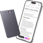 Plaud Note AI Voice Recorder Black with Black Case, App Control, Transcribe & Summarize with AI Technology, Support 112 Languages, 64GB Memory, Audio Recorder for Lectures, Meetings, Calls
