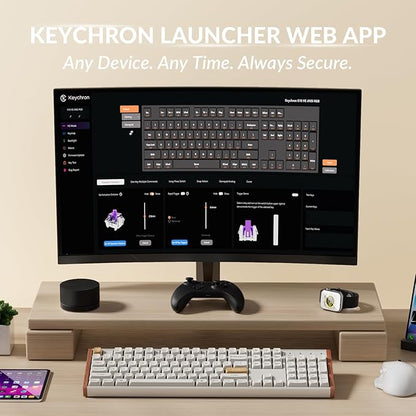 Keychron K10 HE Full-Size Hall Effect Keyboard Wireless, Rapid Trigger