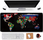 RTGGSEL 31.5x11.8 Inch Non-Slip Long Extended Large Gaming Mouse Pad with Stitched Edges XL Laptops Keyboard Mouse Mat（KB）