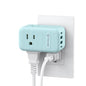 TROND Multi Plug Outlet Extender with 2 PD 20W USB C Charger and 3 Outlets