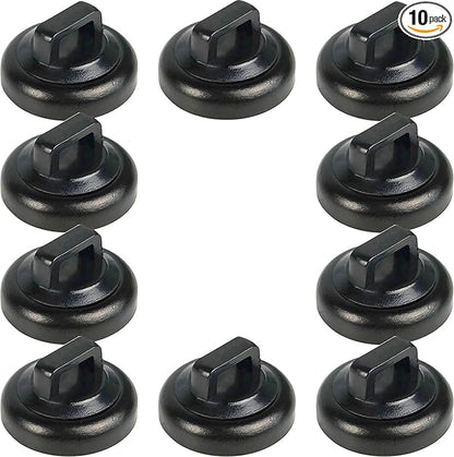 Magnet Zip Tie Mount Magnetic Zip Ties Mount Base Holder Multipurpose Wire Cable Holder Mount Wire Clips Management for Home Office Marine Electrical Wiring (D19 0.75in, 10 Piece)