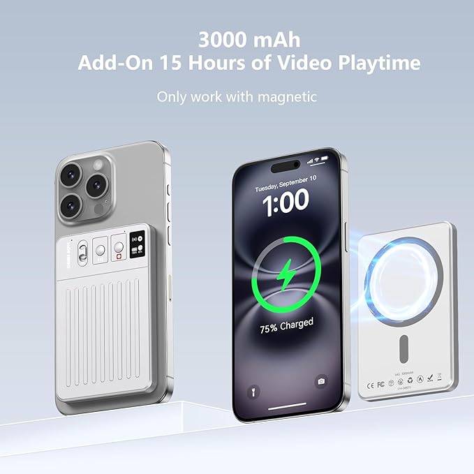 AI Voice Recorder, Voice Recorder with No Fee for Transcribe & Summarize Empowered by ChatGPT, APP and Web Sync, Real-time Translation, 107 Languages, Wireless Charging, for Lectures, Meetings-Silver