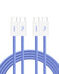 Belkin USB C to USB C 60W Braided Cable 2 Pack, 6.6ft iPhone Charger Cord