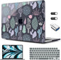 CISSOOK Laptop Hard Shell Case for MacBook Air 13.6 Inch Case 2025 2024 2022 Release Model A3240 A3113 A2681 Cute Cacti Shell with Keyboard Cover for MacBook Air 13-inch M4 M3 M2 Chip, Cactus
