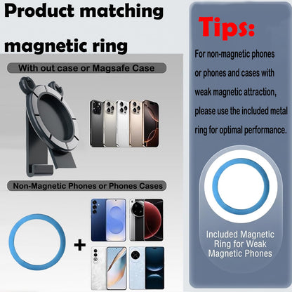 Ysnzaq Magnetic Belt Clip, Phone Holder with Anti Theft Phone Chain, XTJ