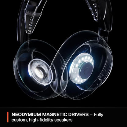 SteelSeries Arctis Nova 3X Wireless Multi-Platform Gaming Headset — Mobile App Control — 40 HR Battery — Neodymium Magnetic Drivers — 2.4GHz/Bluetooth — Xbox, PS5, PC, Switch, Mobile — White