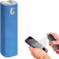 Mini Screen Cleaner Spray – Finger Proof Screen Cleaner for Smartphones, iPads, MacBooks, Laptops, Car Screens, Touchscreens – 3 in1 Mist Cleaner, Microfiber Cloth and Protective Cover (Blue)