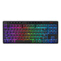 Redragon K516 Shiva TKL Wired RGB Membrane Gaming Keyboard, 87 Keys Mechanical-Feel Keyboard w/Smooth Linear Switch, On-Board Macro & Dedicated Multimedia Keys, 16.8M RGB Backlit, Software Supported