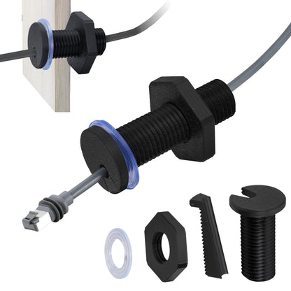 RV Cable Pass Through kit for Starlink, Camper Wall Cable Grommet 75mm 2pcs