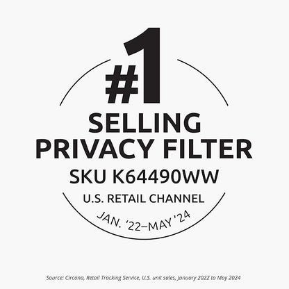 Kensington MP13 Magnetic Macbook Pro Privacy Screen for 13 inch (2016-2022, M1, M2)/ Macbook Air 13 inch (2018-2021, M1), Removable Laptop Privacy Filter, Macbook Mac Screen Protector, K64490WW