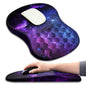 Hokafenle Ergonomic Mouse Pad Wrist Support with Massage Design, Wrist Rest Pain Relief Mousepad with Memory Foam&Non-Slip PU Base, Mouse Pads for Wireless Mouse & Desk (12x8 inch,Olive Green)