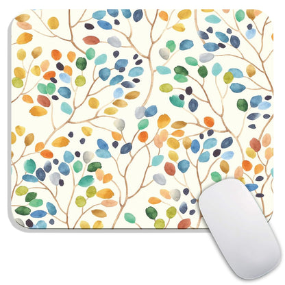 Armanza Square Mouse Pad Colorful Forest,Personalized Premium-Textured Custom Mouse Mat Design,Washable Mousepad Cloth,Non-Slip Rubber Base Computer Mouse Pads for Wireless Mouse