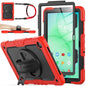 SEYMAC stock Case for Samsung Galaxy Tab A11+ Plus/A9+ Plus 11'', Full-Body Drop Protection Case with Screen Protector Pencil Holder [360° Rotating Hand Strap] &Stand, Purple+Colorful