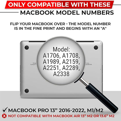 Magnetic Privacy Screen for MacBook Pro 13 Inch (2016, 2017, 2018, 2019, 2020, 2021, 2022, M1, M2) Removable Laptop Privacy Filter Shield and Protector