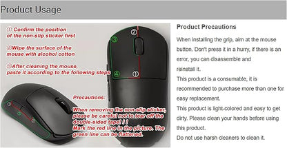 Grip Tape for Lamzu Atlantis Maya - Anti-Slip,Enhanced Control, Sweat Resistance,Improves FPS Gaming Grip & Mouse Protection [Pre-Cut] EVA White 0.5mm