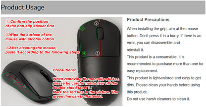 Hokeyio Grip Tape for Lamzu Atlantis Maya - Anti-Slip,Enhanced Control, Sweat Resistance,Improves FPS Gaming Grip & Mouse Protection [Pre-Cut] EVA White 0.5mm