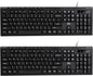 Rii RK907 Ultra-Slim Compact USB Wired Keyboard for Mac and PC,Windows 10/8 / 7 / Vista/XP (Black) (2PCS)
