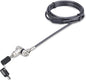 StarTech.com 3-in-1 Universal Laptop Lock 6.6ft (2m), Master Keyed Security Cable, Compatible with Noble Wedge/Nano/K-Slot; TAA