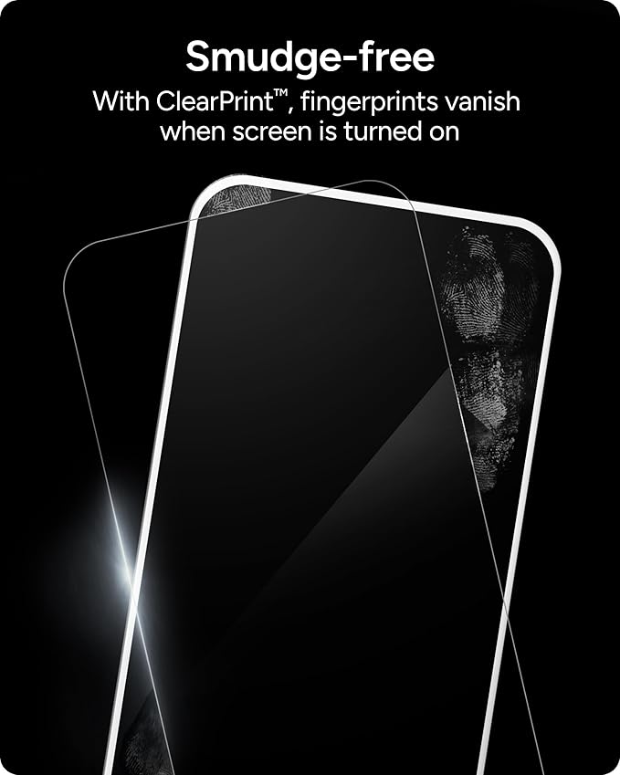 ZAGG InvisibleShield Glass Elite Privacy iPhone 15 Screen Protector - 5X Stronger with Reinforced Edges, 2-Way Privacy Filter, Scratch & Smudge-Resistant Surface, Easy to Install