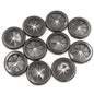 Rubber Grommets for Wiring, 1-3/8 Inch Drill Hole 1-3/16 Inch ID, Firewall Grommets Automotive Cable Cords Hoses Protection, Double-Sided Rubber Plugs for Round Holes, 10 Pcs, 30x35 mm