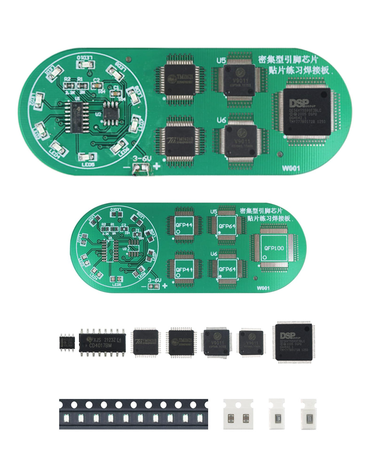 Yidab Soldering Practice Kit DIY RGB Music Spectrum Colorful Multi-pattern Simulate Dynamic Sound Wave Within Speaker SMD Soldering Kit Welding Skills Learn Soldering Kit For Beginners