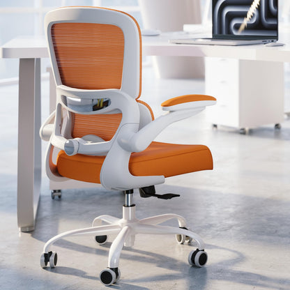 TRALT Office Chair - Ergonomic Desk Chair with Adjustable Lumbar Support, Mesh Computer Chair, Executive Chair for Home Office Comfortable Lumbar Support (1, Deep Blue)